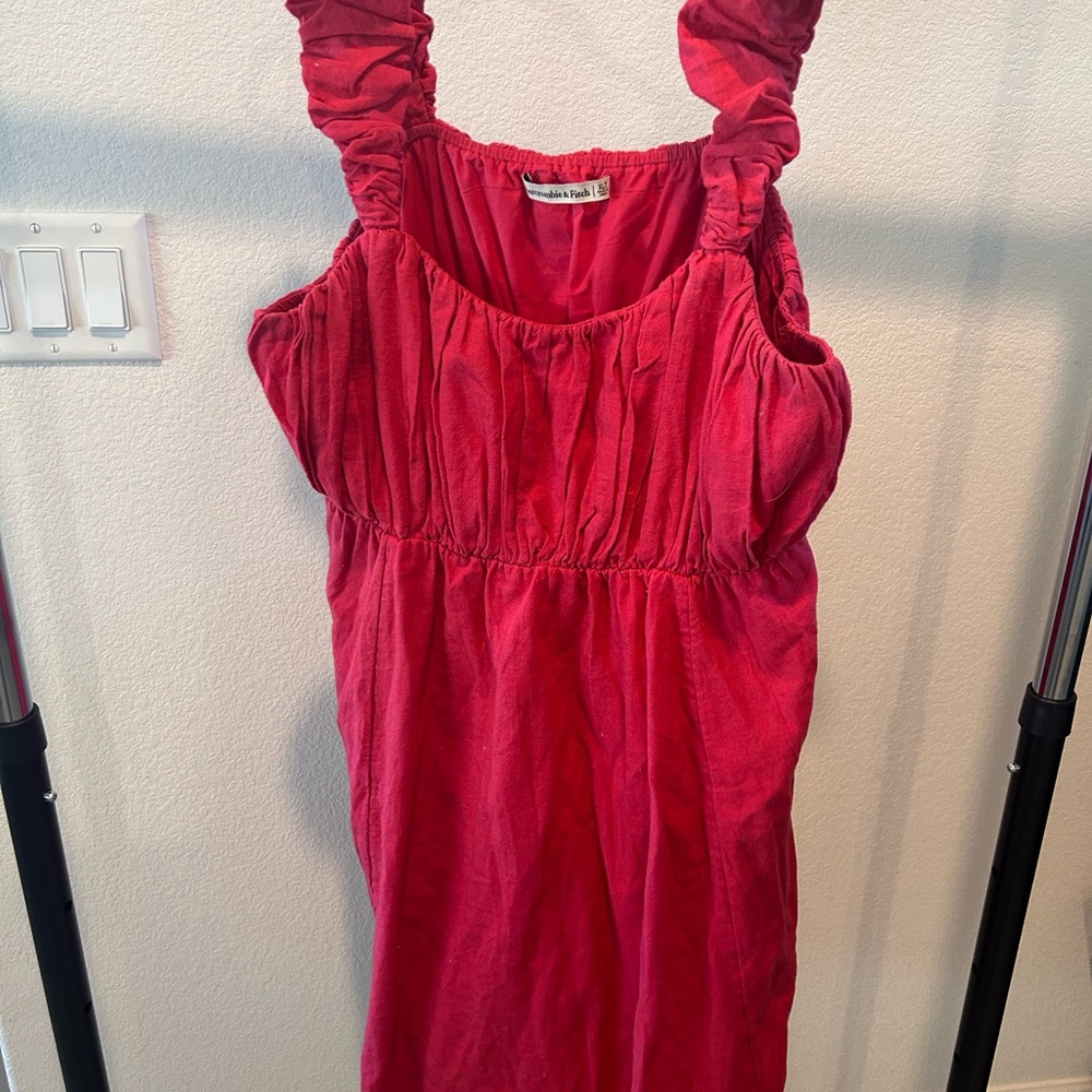 Abercrombie & Fitch Pink Babydoll Mini Dress